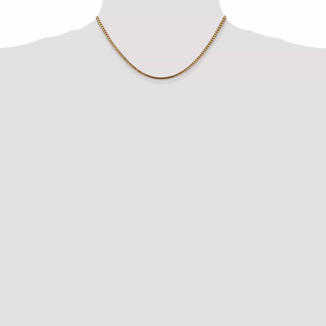 Lovely Rita's Chains 14k Yellow Gold Polished 2.50mm Franco Chain