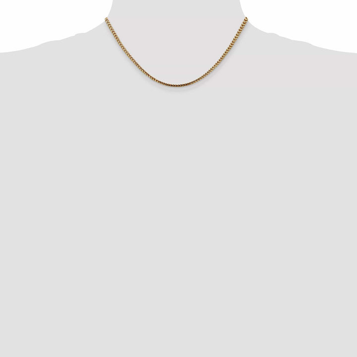 Lovely Rita's Chains 14k Yellow Gold Polished 2.50mm Franco Chain