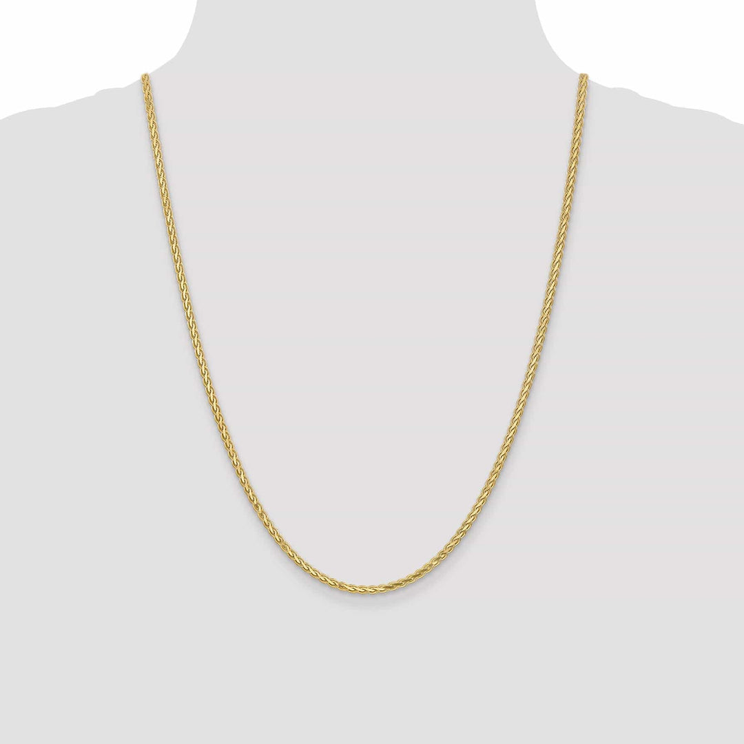 Lovely Rita's Chains 14k Yellow Gold Polished 3.00m Flat Wheat Chain
