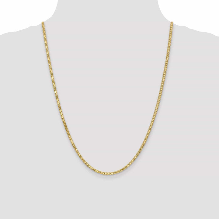 Lovely Rita's Chains 14k Yellow Gold Polished 3.00m Flat Wheat Chain