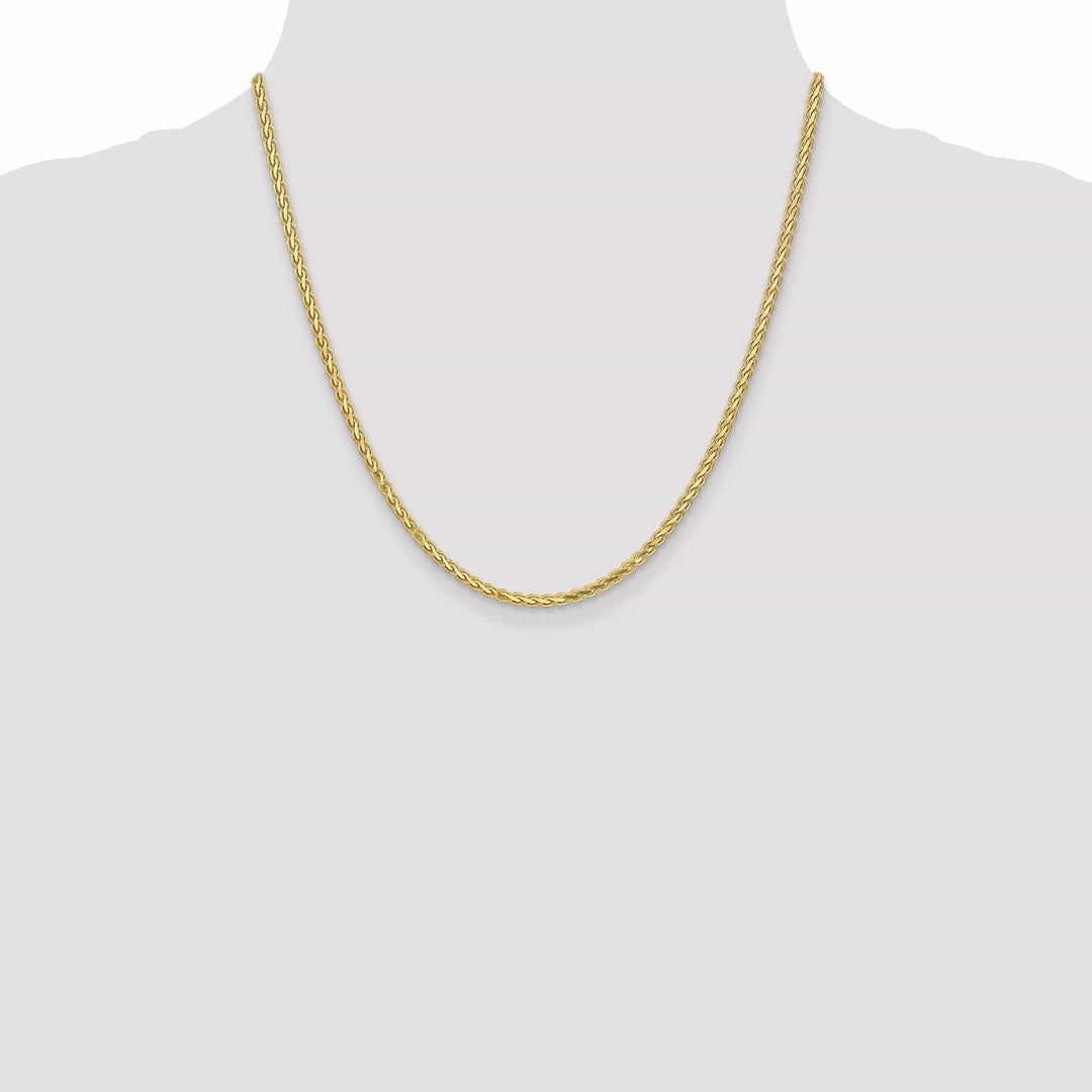 Lovely Rita's Chains 14k Yellow Gold Polished 3.00m Flat Wheat Chain