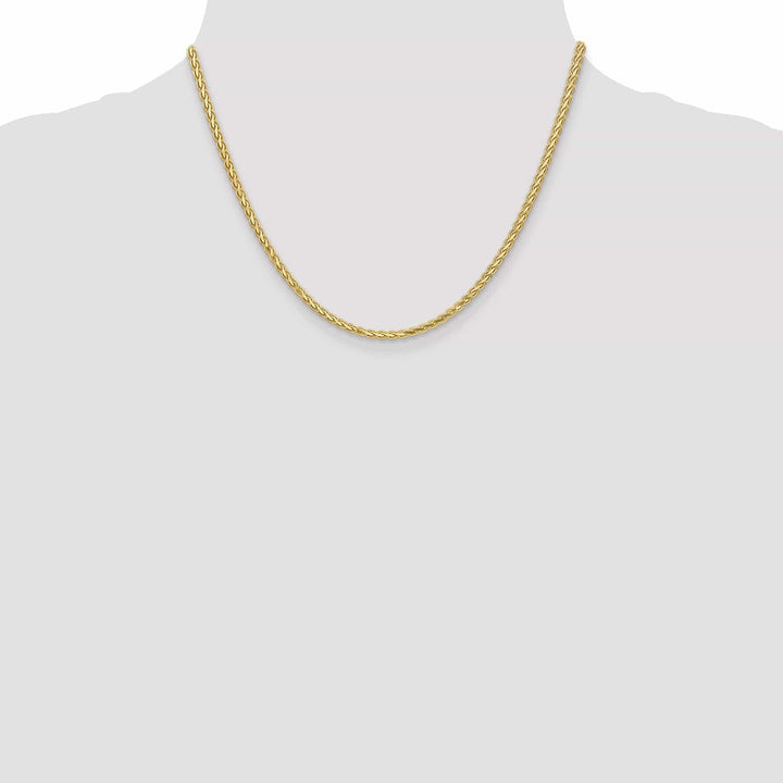 Lovely Rita's Chains 14k Yellow Gold Polished 3.00m Flat Wheat Chain