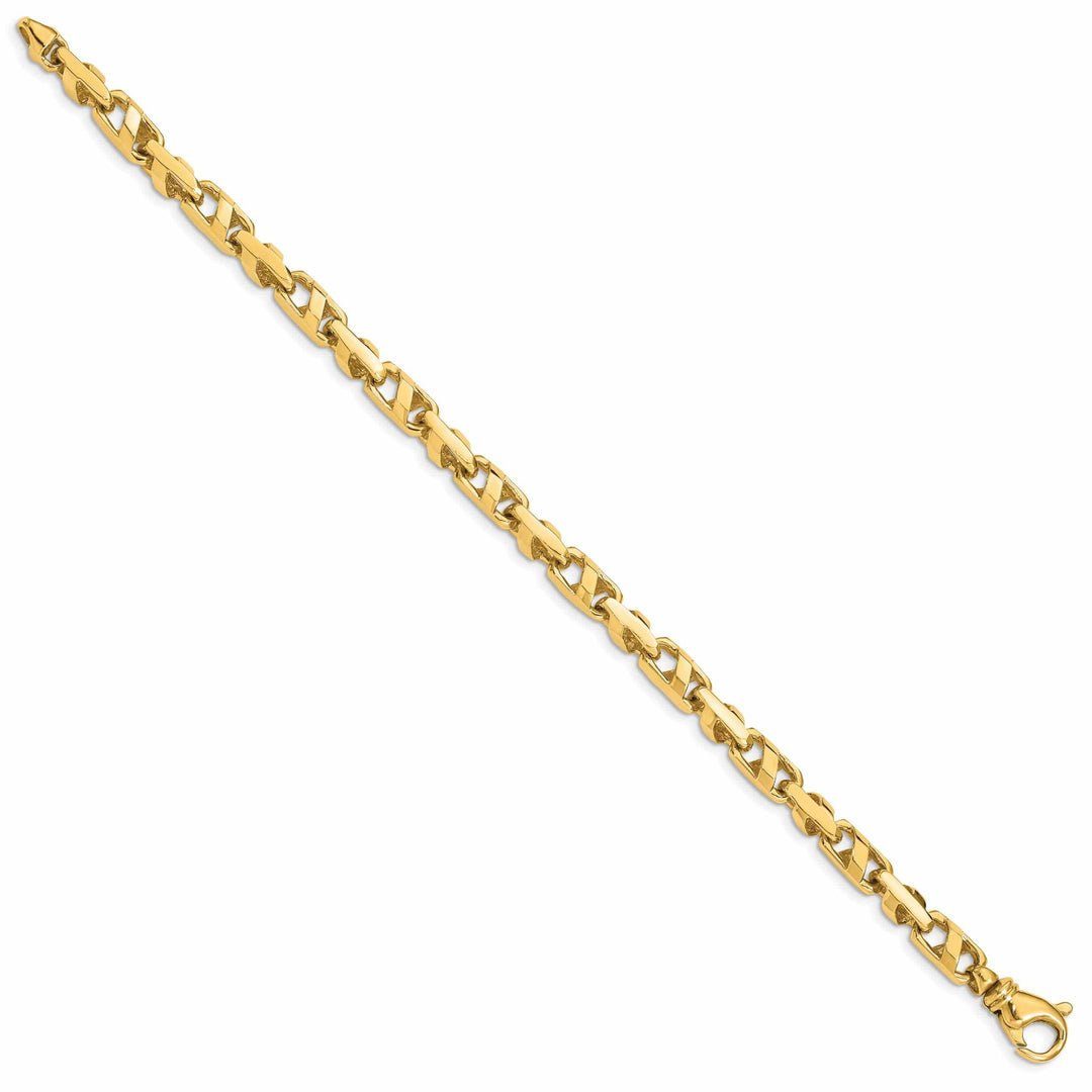 Lovely Rita's Chains 14k Yellow Gold Solid 5.25mm Fancy Link Chain