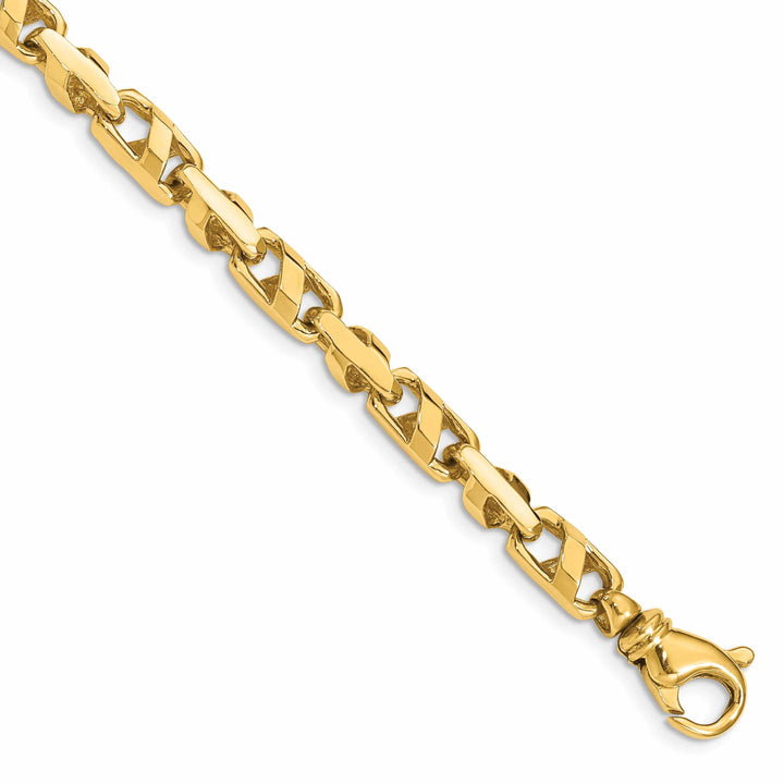 Lovely Rita's Chains 14k Yellow Gold Solid 5.25mm Fancy Link Chain