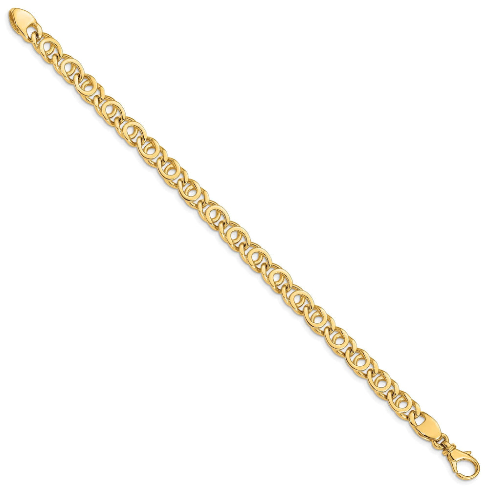 Lovely Rita's Chains 14k Yellow Gold Solid 6.85mm Fancy Link Chain