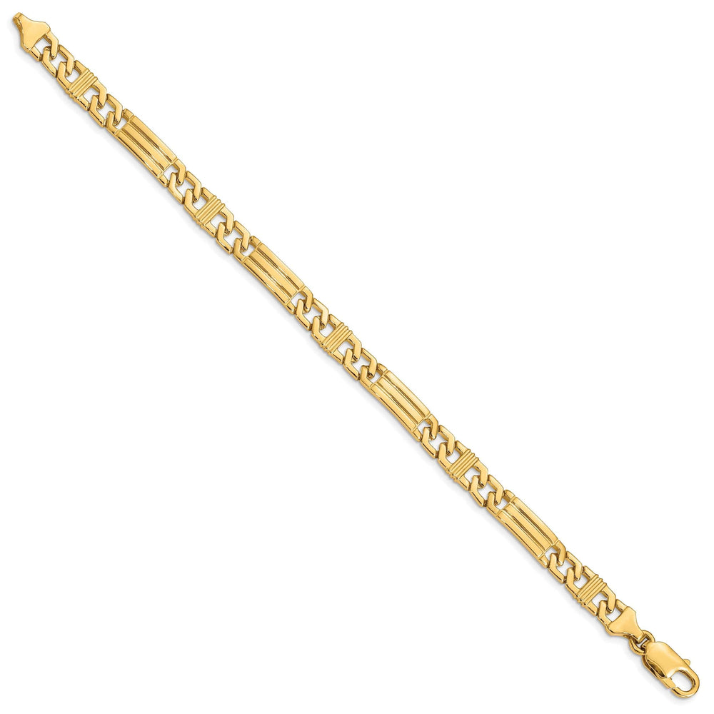 Lovely Rita's Chains 14k Yellow Gold Solid 7.00mm Fancy Link Chain
