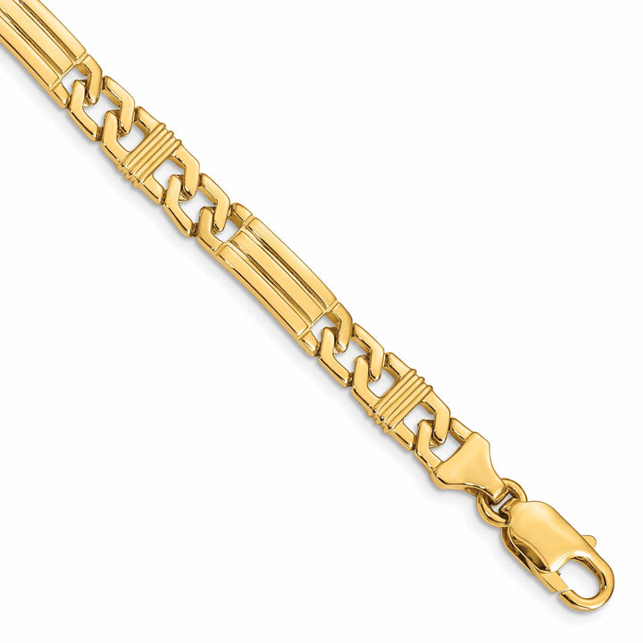 Lovely Rita's Chains 14k Yellow Gold Solid 7.00mm Fancy Link Chain