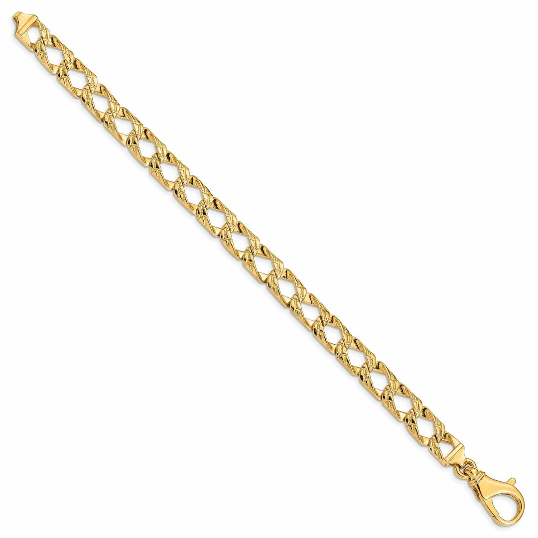 Lovely Rita's Chains 14k Yellow Gold Solid 8.65mm Fancy Link Chain