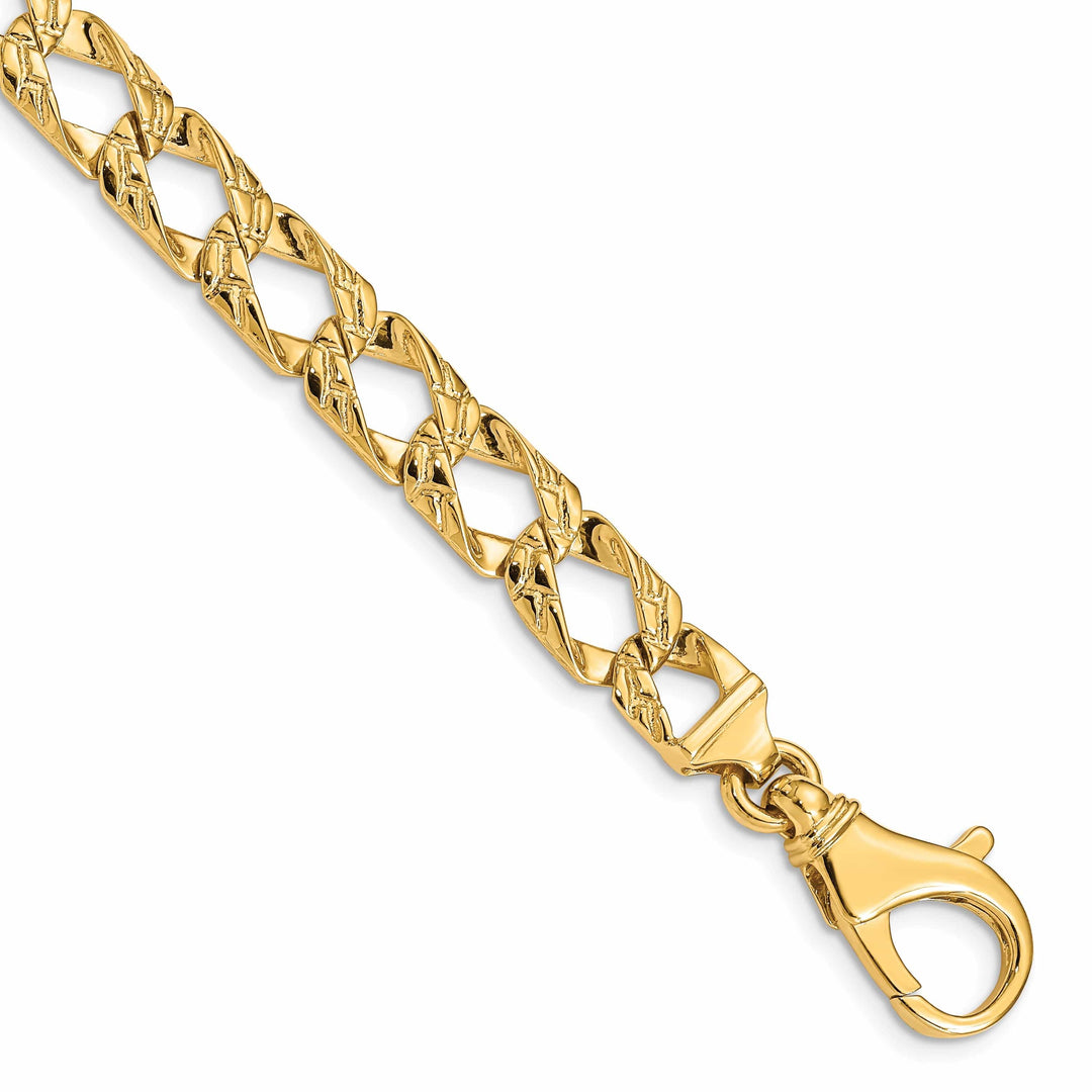 Lovely Rita's Chains 14k Yellow Gold Solid 8.65mm Fancy Link Chain