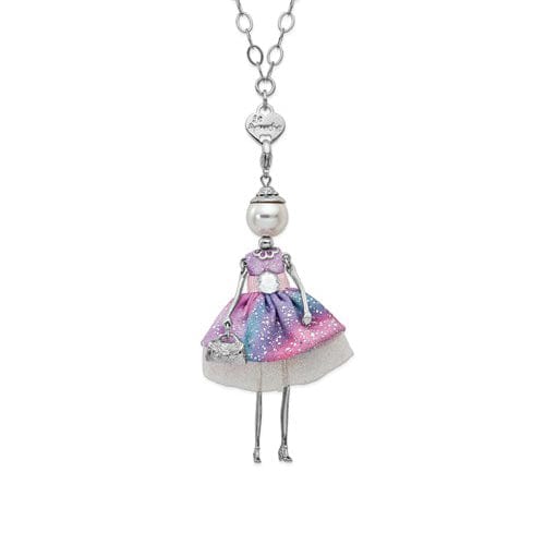 Jere Collection Chains Le Amiche Pearl Strass Crystal Doll Charm Chain
