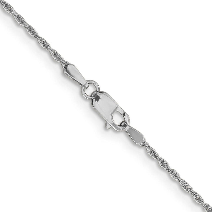 Lovely Rita's Chains Leslie 10K White Gold 1.2 mm Loose Rope Chain