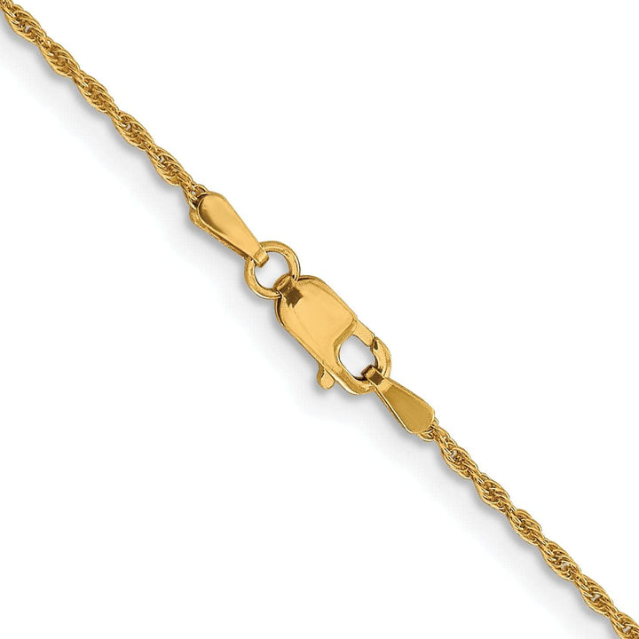 Lovely Rita's Chains Leslie 10k Yellow Gold 1.2 mm Loose Rope Chain