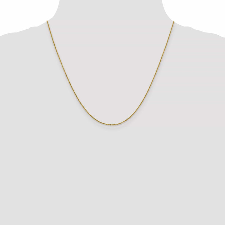Lovely Rita's Chains Leslie 10k Yellow Gold 1.3 mm Flat Cable Chain