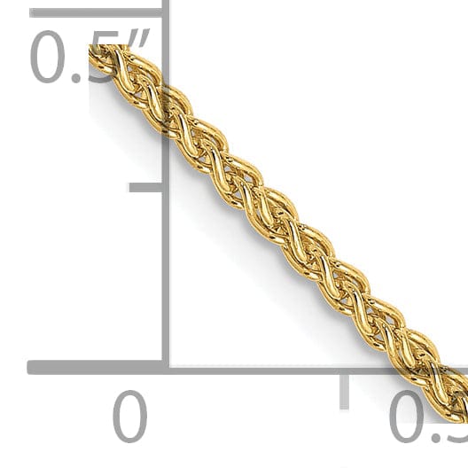 Lovely Rita's Chains Leslie 10k Yellow Gold 1.5mm Spiga Wheat Chain