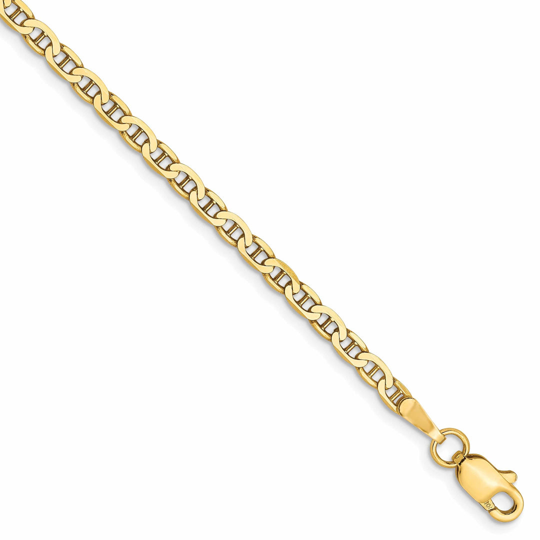 Lovely Rita's Chains Leslie 10k Yellow Gold 2.4mm Flat Anchor Chain