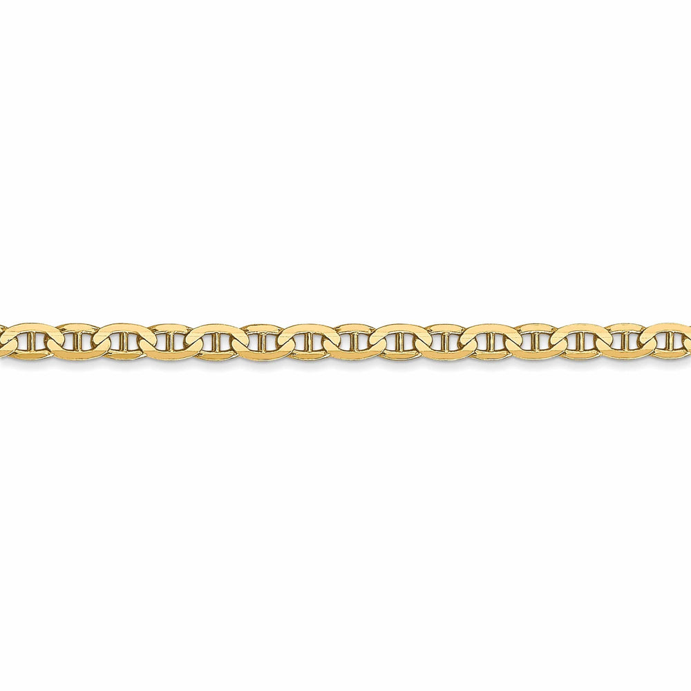 Lovely Rita's Chains Leslie 10k Yellow Gold 3mm Concave Anchor Chain