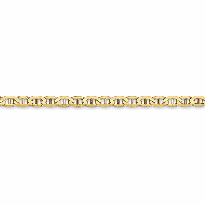 Lovely Rita's Chains Leslie 10k Yellow Gold 3mm Concave Anchor Chain