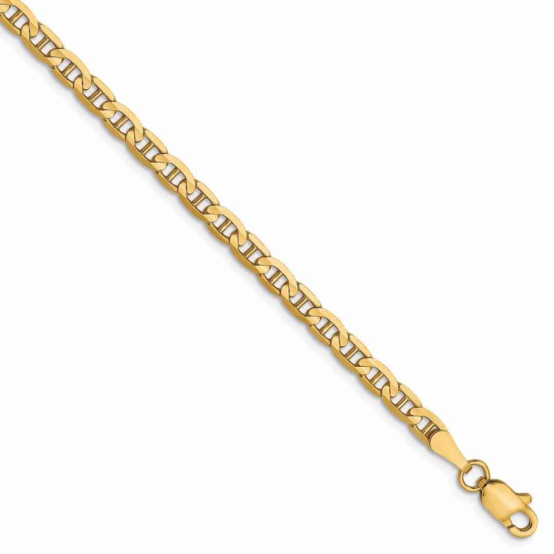 Lovely Rita's Chains Leslie 10k Yellow Gold 3mm Concave Anchor Chain