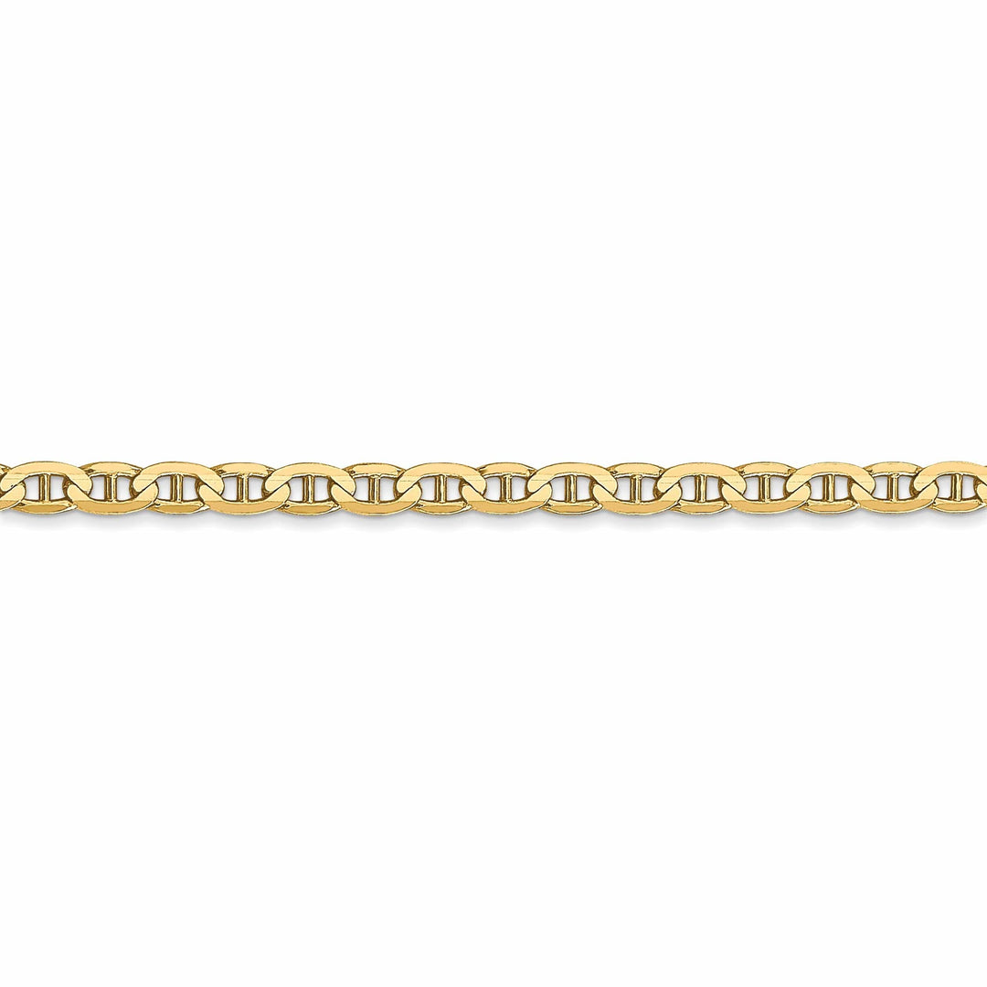 Lovely Rita's Chains Leslie 10k Yellow Gold 3mm Concave Anchor Chain