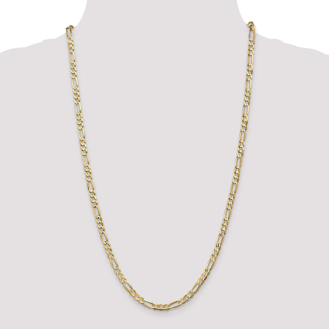 Lovely Rita's Chains Leslie 10k Yellow Gold 4.5mm Light Figaro Chain