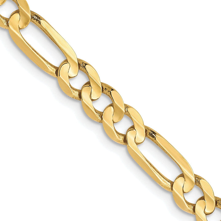 Lovely Rita's Chains Leslie 10k Yellow Gold 4.5mm Light Figaro Chain