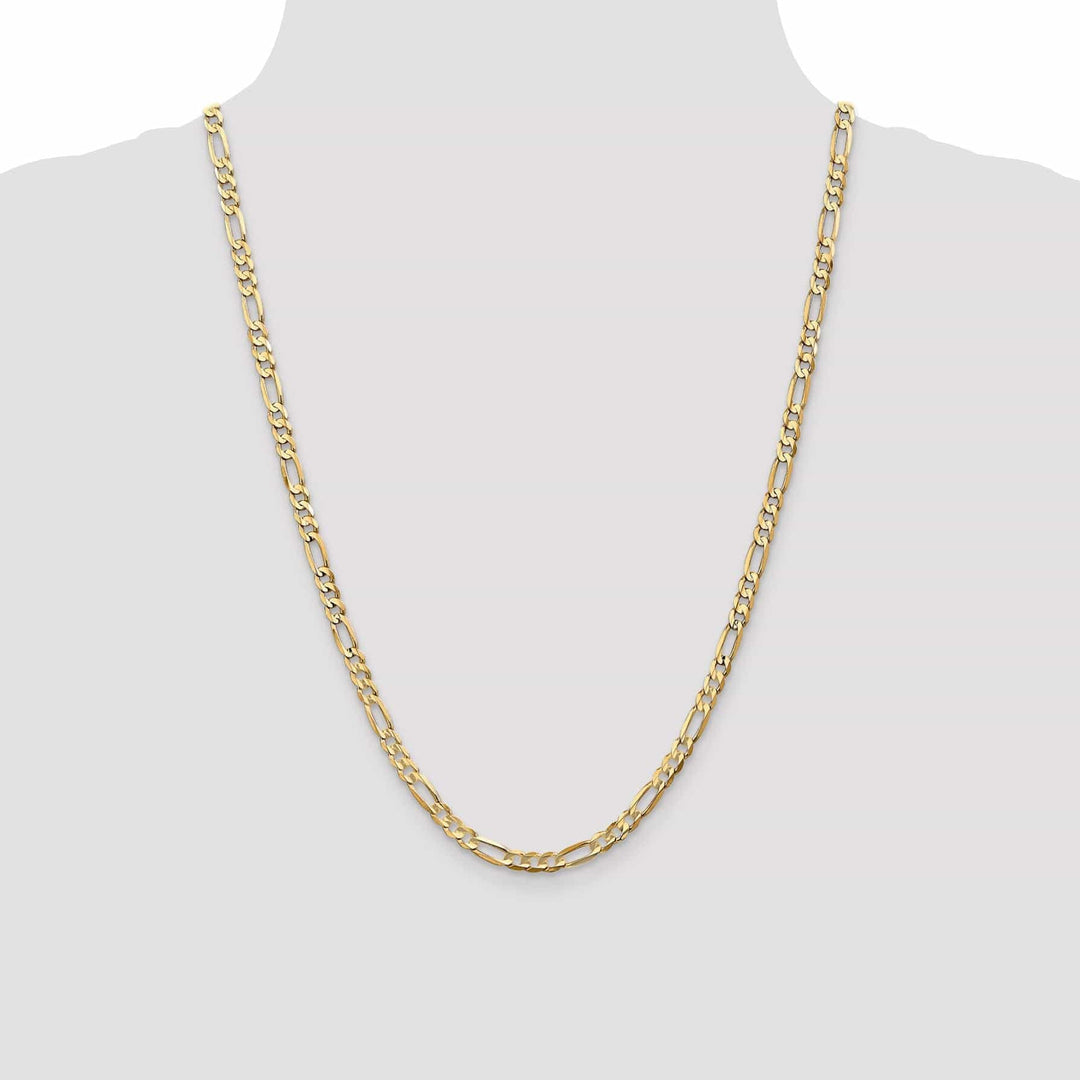 Lovely Rita's Chains Leslie 10k Yellow Gold 4.5mm Light Figaro Chain