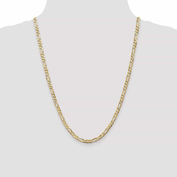 Lovely Rita's Chains Leslie 10k Yellow Gold 4.5mm Light Figaro Chain