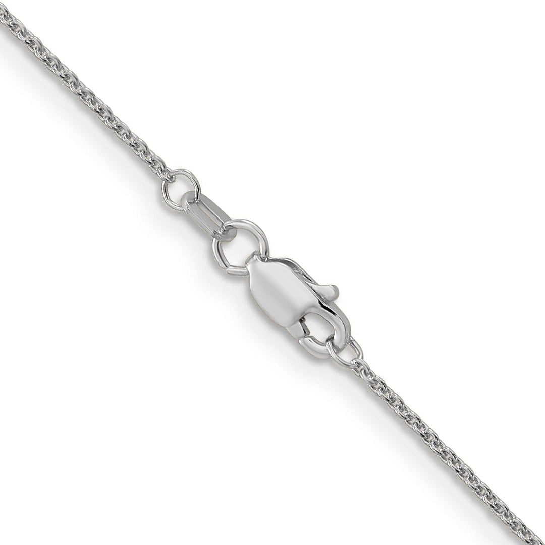 Lovely Rita's Chains Leslie 14K White Gold 1.1 mm Round Cable Chain