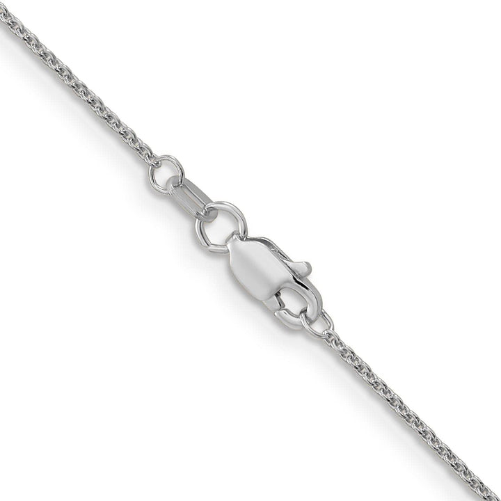 Lovely Rita's Chains Leslie 14K White Gold 1.1 mm Round Cable Chain