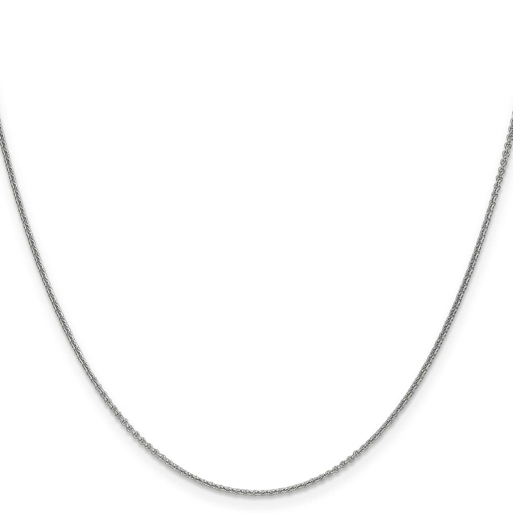 Lovely Rita's Chains Leslie 14K White Gold 1.1 mm Round Cable Chain