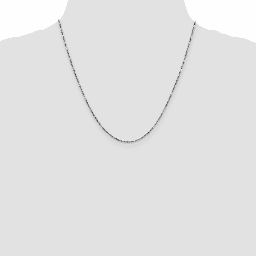 Lovely Rita's Chains Leslie 14K White Gold 1.6 mm Round Cable Chain