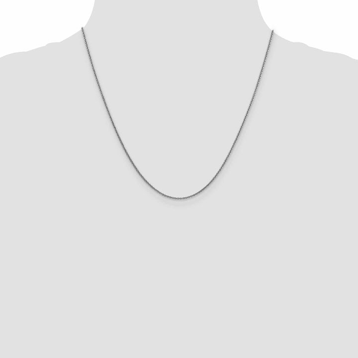 Lovely Rita's Chains Leslie 14K White Gold 1.6 mm Round Cable Chain