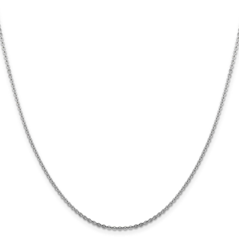 Lovely Rita's Chains Leslie 14K White Gold 1.95 mm Flat Cable Chain