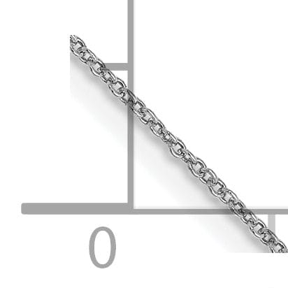 Lovely Rita's Chains Leslie 14K White Gold .8 mm Round Cable Chain