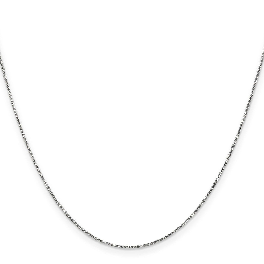 Lovely Rita's Chains Leslie 14K White Gold .8 mm Round Cable Chain