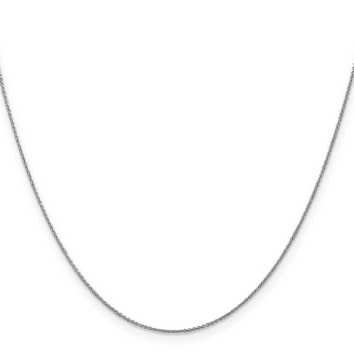 Lovely Rita's Chains Leslie 14K White Gold .8 mm Round Cable Chain