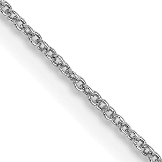 Lovely Rita's Chains Leslie 14K White Gold .8 mm Round Cable Chain
