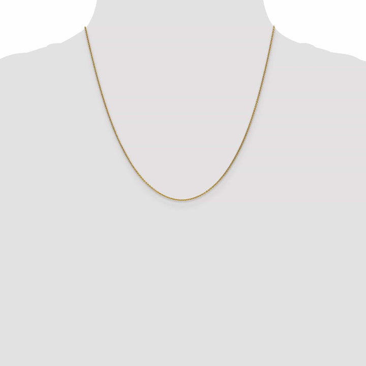 Lovely Rita's Chains Leslie 14k Yellow Gold 1.1 mm Round Cable Chain