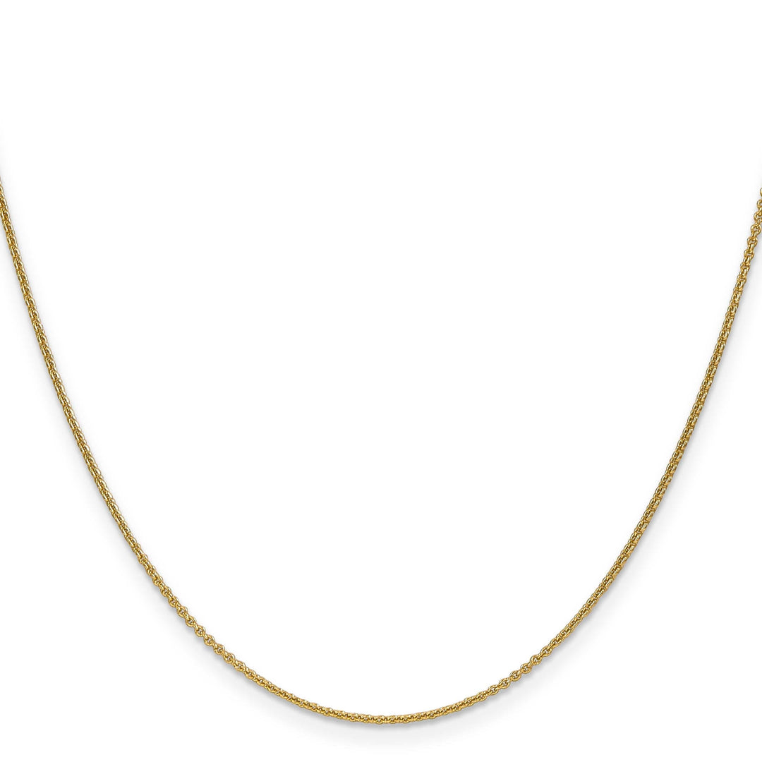 Lovely Rita's Chains Leslie 14k Yellow Gold 1.1 mm Round Cable Chain