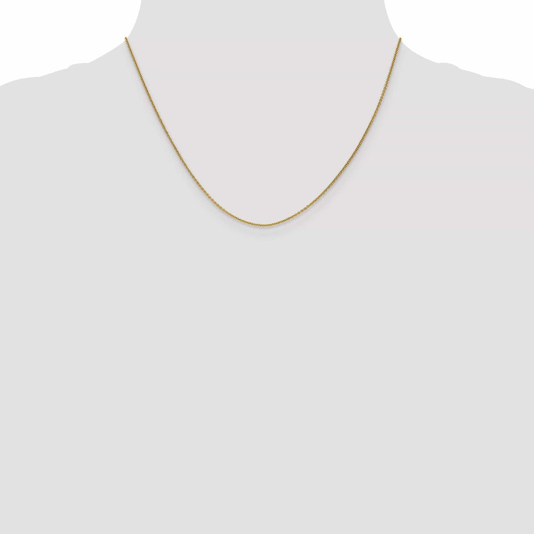 Lovely Rita's Chains Leslie 14k Yellow Gold 1.1 mm Round Cable Chain