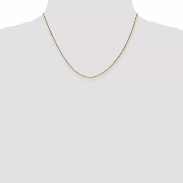 Lovely Rita's Chains Leslie 14k Yellow Gold 1.1 mm Round Cable Chain