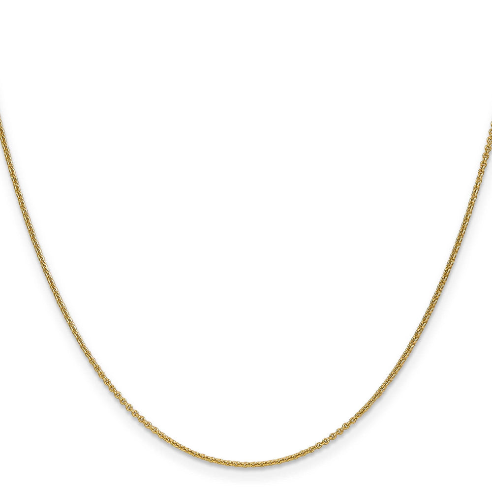 Lovely Rita's Chains Leslie 14k Yellow Gold 1.1 mm Round Cable Chain