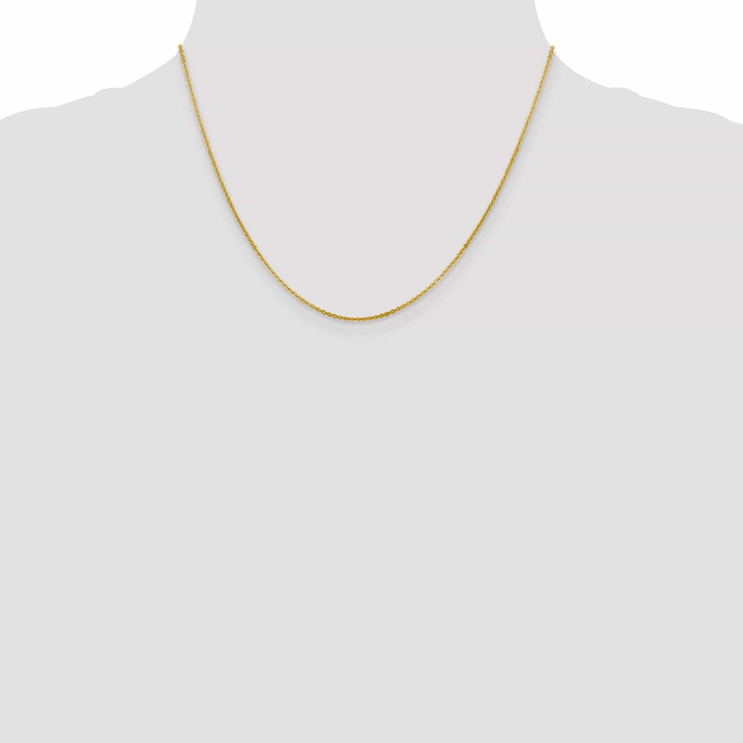 Lovely Rita's Chains Leslie 14k Yellow Gold 1.4 mm Flat Cable Chain