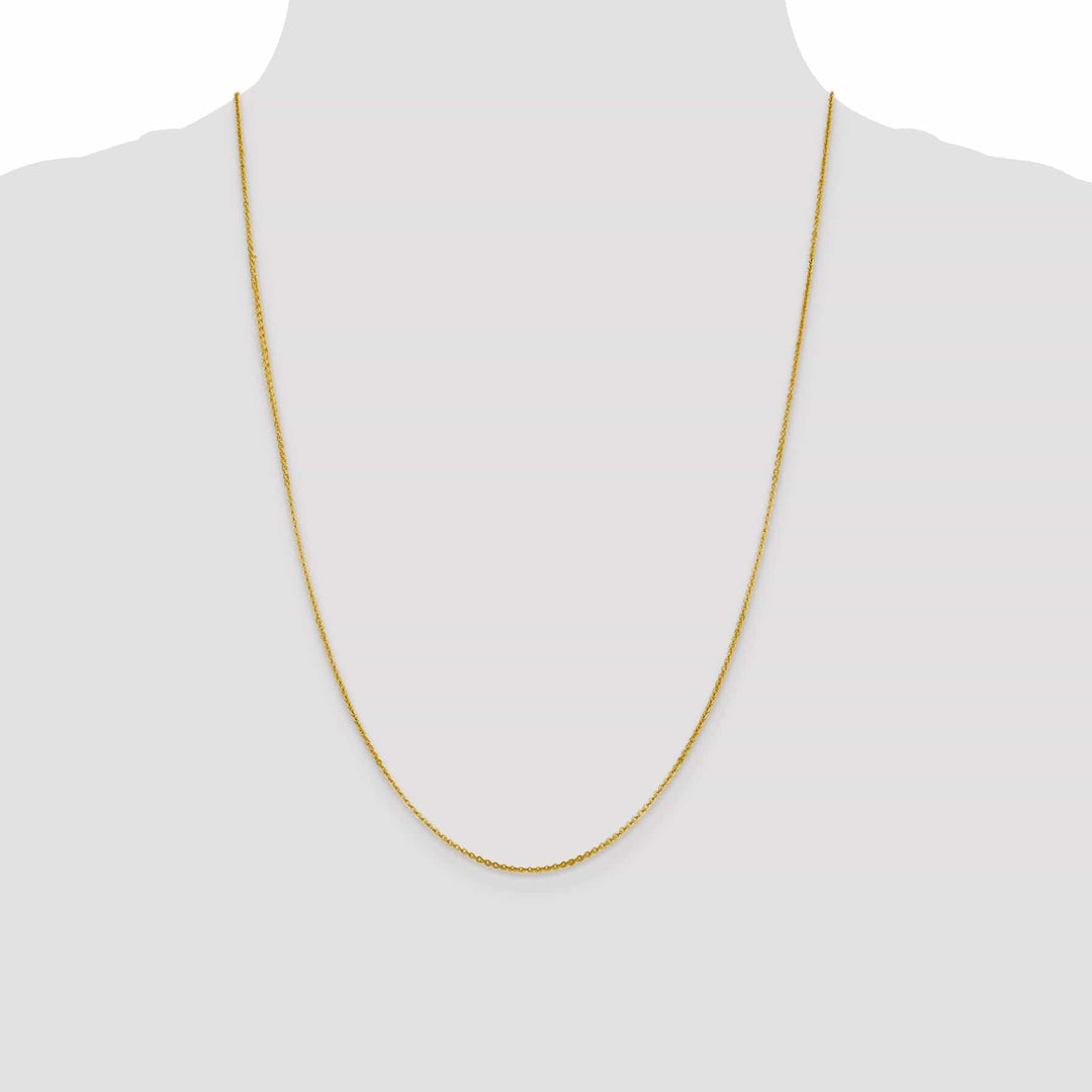 Lovely Rita's Chains Leslie 14k Yellow Gold 1.4 mm Flat Cable Chain