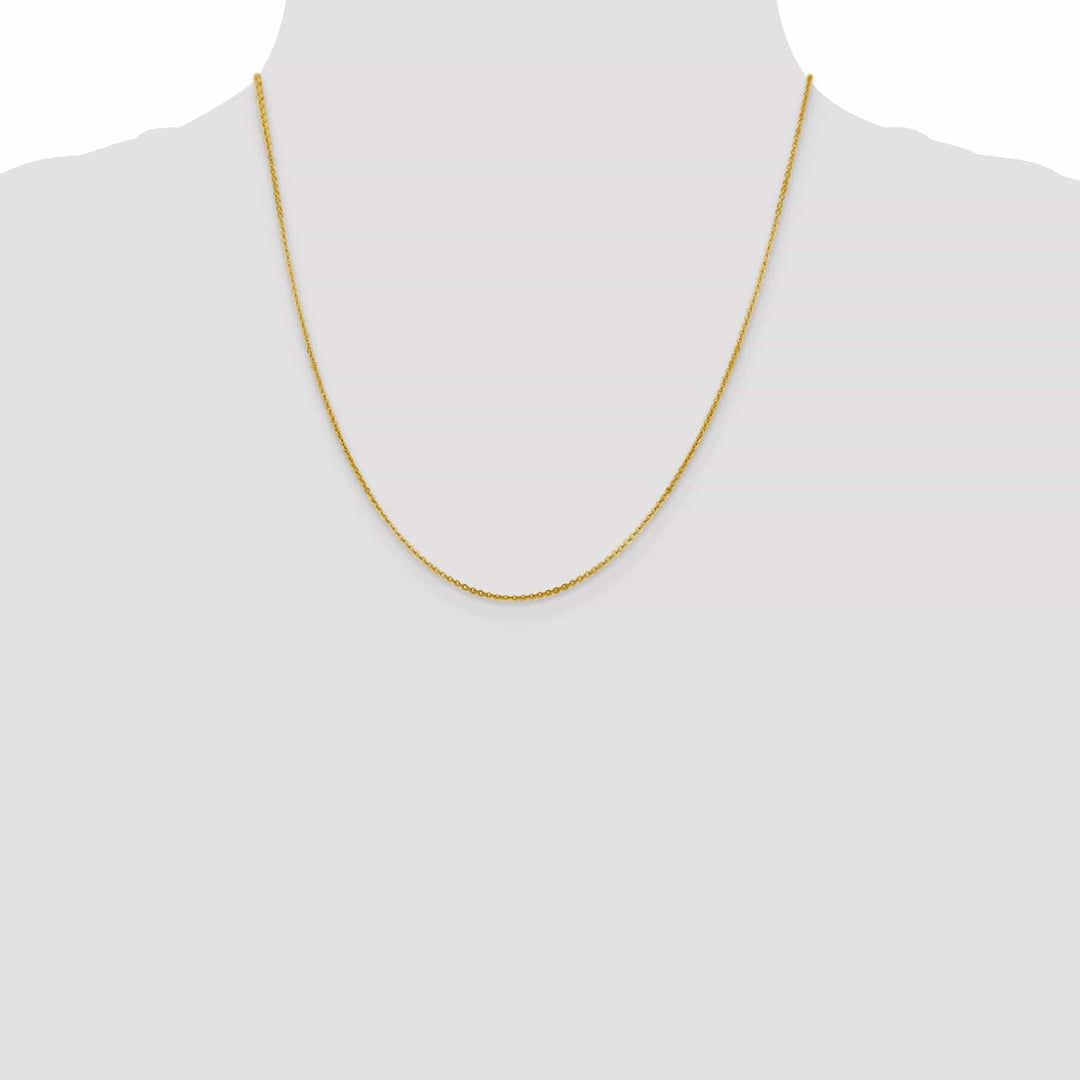 Lovely Rita's Chains Leslie 14k Yellow Gold 1.4 mm Flat Cable Chain