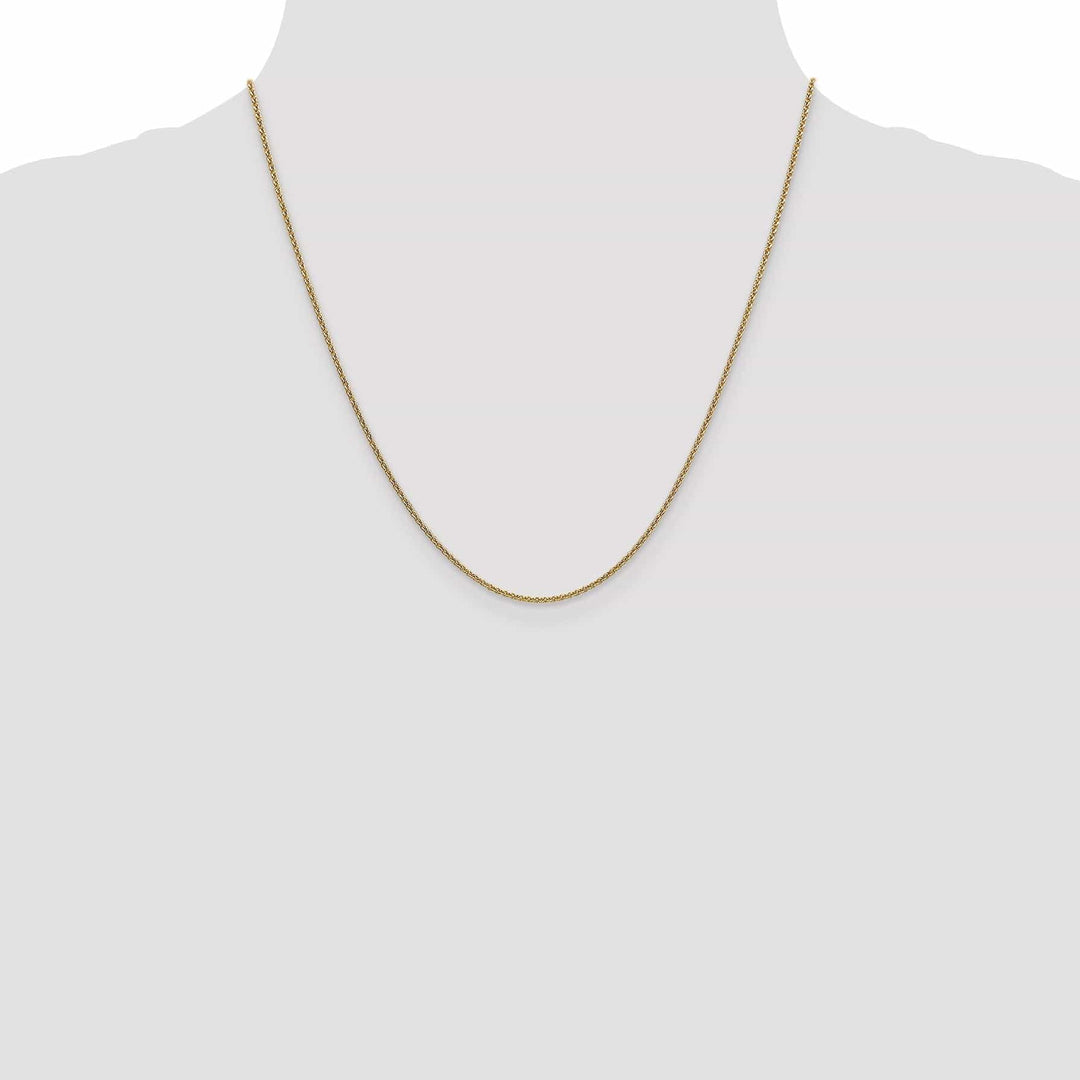 Lovely Rita's Chains Leslie 14k Yellow Gold 1.6 mm Round Cable Chain