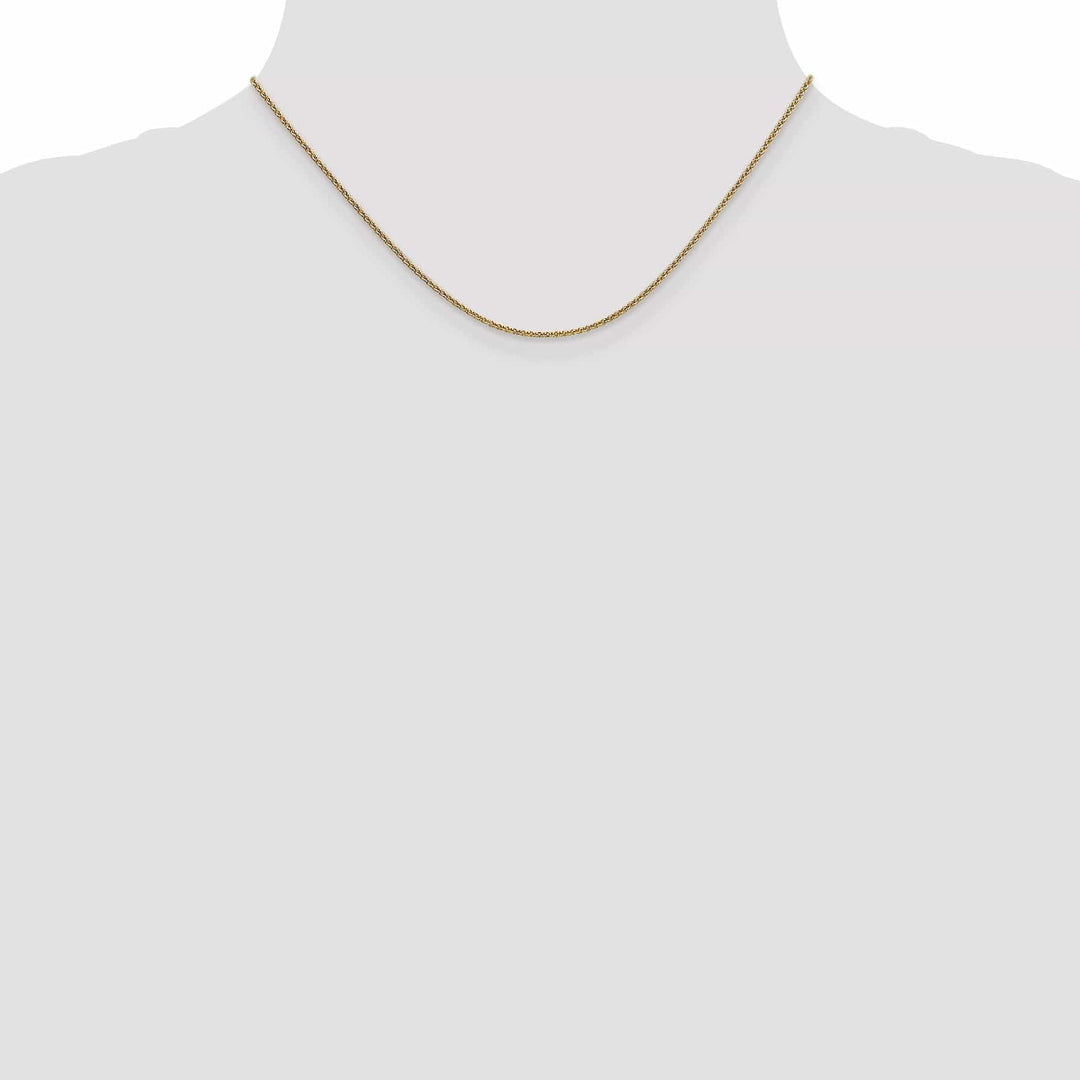 Lovely Rita's Chains Leslie 14k Yellow Gold 1.6 mm Round Cable Chain