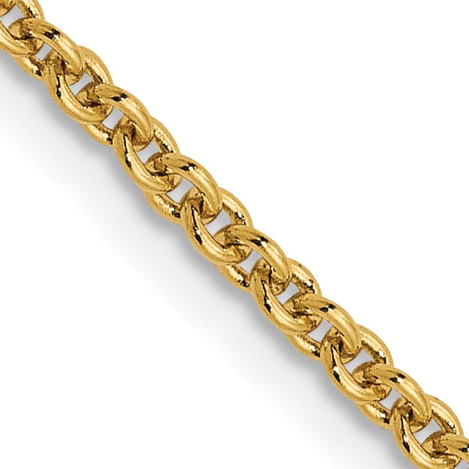 Lovely Rita's Chains Leslie 14k Yellow Gold 1.8 mm Round Cable Chain