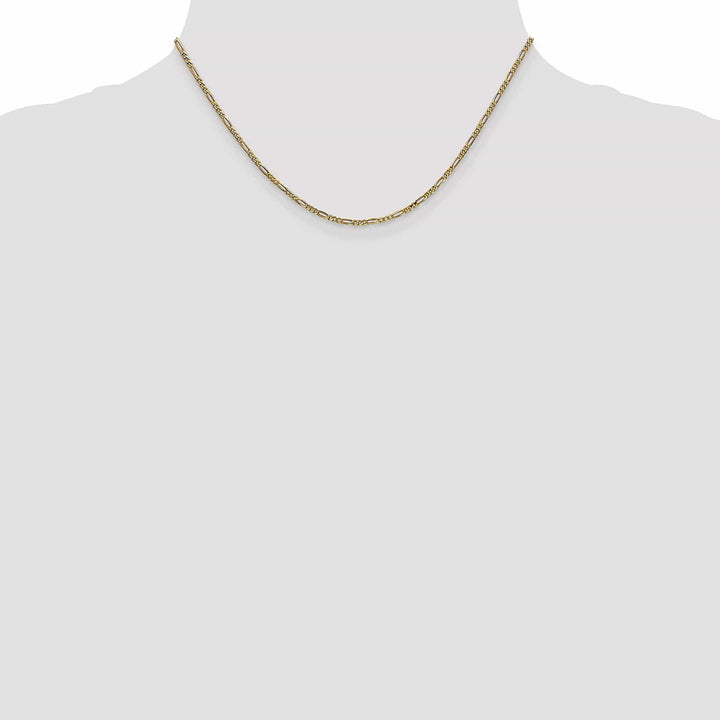 Lovely Rita's Chains Leslie 14k Yellow Gold 1.80mm Flat Figaro Chain