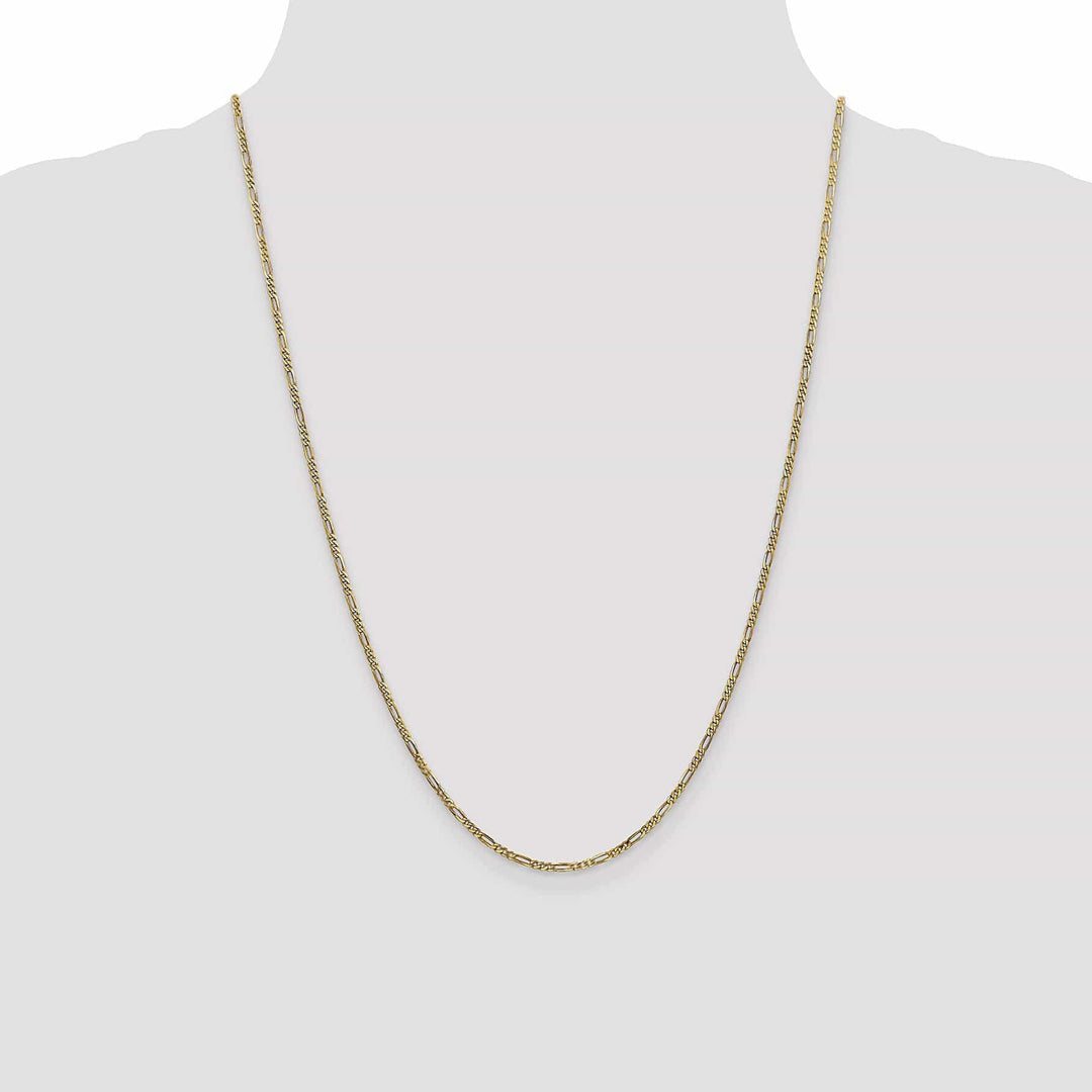 Lovely Rita's Chains Leslie 14k Yellow Gold 1.80mm Flat Figaro Chain
